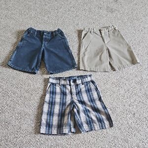 Cherokee Kids Shorts Set - Navy, Khaki, Plaid